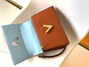 Louis Vuitton Original Single Twist In Taurillon Leather Handbag Brown - M57090 – 29x21x12 cm - 6