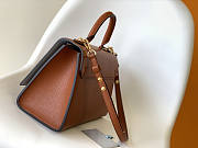 Louis Vuitton Original Single Twist In Taurillon Leather Handbag Brown - M57090 – 29x21x12 cm - 5