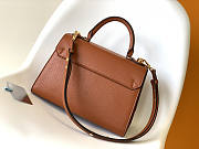 Louis Vuitton Original Single Twist In Taurillon Leather Handbag Brown - M57090 – 29x21x12 cm - 4