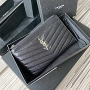 Kitlife YSL Saint Laurent Zipper Clutch - 23x13x1cm - 5