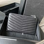 Kitlife YSL Saint Laurent Zipper Clutch - 23x13x1cm - 3