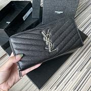 Kitlife YSL Saint Laurent Monogram zip-around wallet - 19x9cm - 4