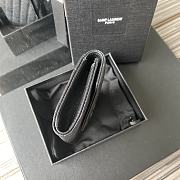 Kitlife YSL Saint Laurent Monogram Envelope Wallet Black Matte Hardware - A026K - 13.5x9.5x3cm - 6