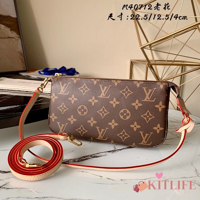 Kitlife Louis Vuitton Pochette Accessories - M40712 - 22.5x4x12.5。 - 1