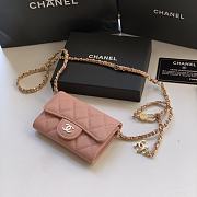 Kitlife Chanel Classic Caviar Chain Wallet - 11 ×2 ×7.5cm (4 coulours) - 2