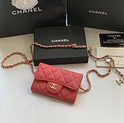 Kitlife Chanel Classic Caviar Chain Wallet - 11 ×2 ×7.5cm (4 coulours) - 5