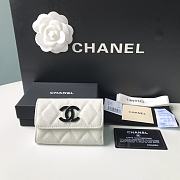 Kitlife Chanel Wallet White - 11×8.5x3cm - 1