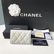 Kitlife Chanel Wallet White - 11×8.5x3cm - 2