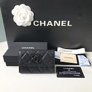 Kitlife Chanel Wallet Black - 11×8.5x3cm - 1