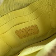 Kitlife Chanel Classic Pouch In Caviar Leather Yellow - 20x12.2x1cm - 4