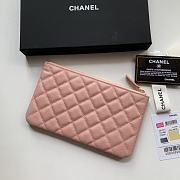 Kitlife Chanel Classic Pouch In Caviar Leather Pink - 20x12.2x1cm - 4