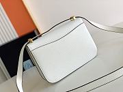 Kitlife Prada Saffiano leather shoulder bag white - 22x16x6cm - 4