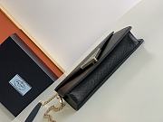 Kitlife Prada triangle logo-plaque crossbody bag black - 21.5x14x4cm - 6