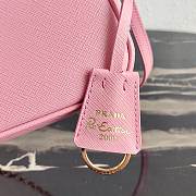 Kitlife Prada Leather Re-Edition 2000 shoulder bag in pink - 20x11.5x5 - 6