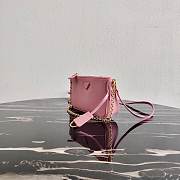 Kitlife Prada Leather Re-Edition 2000 shoulder bag in pink - 20x11.5x5 - 3