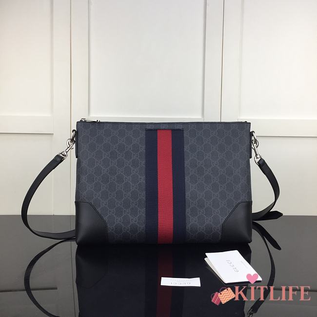 Kitlife Gucci Ophidia Crossbody Blue - 474139 - W35.5xH25xD4cm - 1