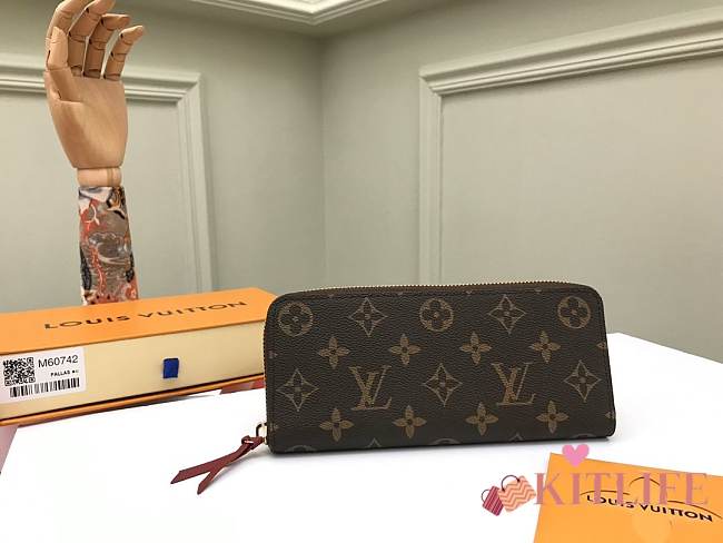 Kitlife Louis Vuitton Zippy Wallet Monogram Burgundy - 19x9cm - 1