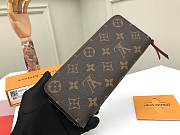 Kitlife Louis Vuitton Zippy Wallet Monogram Burgundy - 19x9cm - 2