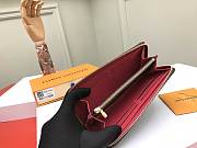 Kitlife Louis Vuitton Zippy Wallet Monogram Dark Pink - 19x9cm - 6