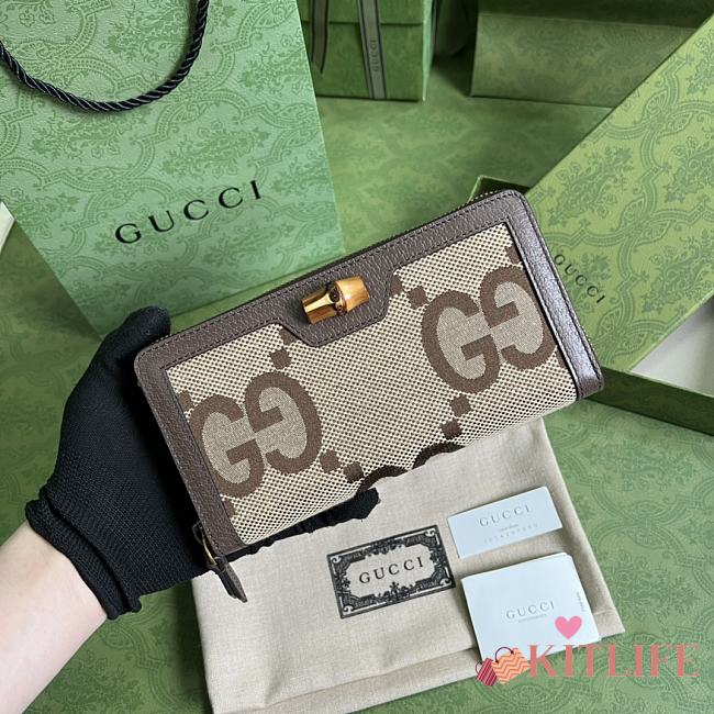 Kitlife Gucci Diana jumbo Zippy Wallet - 19*10*3cm - 1