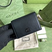 Kitlife GG Marmont card case wallet black leather - 456126 - 11*9*3cm - 1