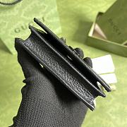 Kitlife GG Marmont card case wallet black leather - 456126 - 11*9*3cm - 5