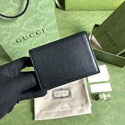 Kitlife GG Marmont card case wallet black leather - 456126 - 11*9*3cm - 4