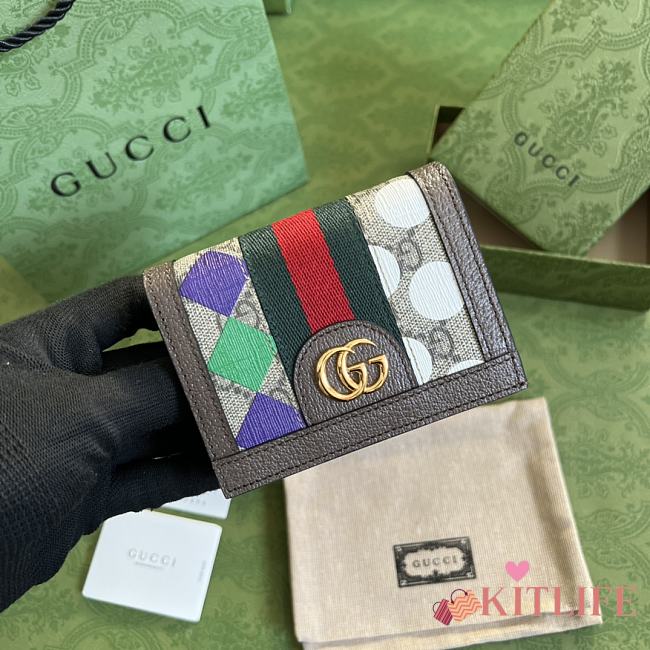 Kitlife Ophidia card case wallet geometric print - 523155 - 11*8.5*3cm - 1
