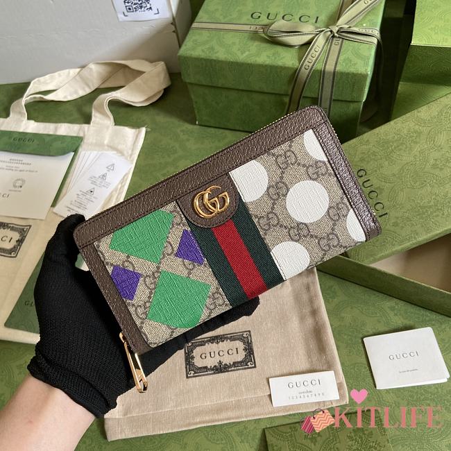 Kitlife Ophidiazippy wallet geometric print - 523155 - 11*8.5*3cm - 1