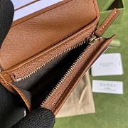 Kitlife Gucci Diana card case wallet brown leather - 658244 - 11*9*3cm - 2