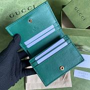 Kitlife Gucci Diana card case wallet green leather - 658244 - 11*9*3cm - 6
