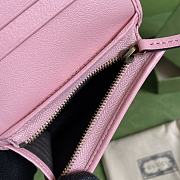 Kitlife Gucci Diana card case wallet pink leather - 658244 - 11*9*3cm - 4