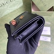 Kitlife Gucci Diana card case wallet black leather - 658244 - 11*9*3cm - 6