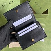 Kitlife Gucci Diana card case wallet black leather - 658244 - 11*9*3cm - 3