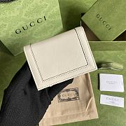 Kitlife Gucci Diana card case wallet white leather - 658244 - 11*9*3cm - 5