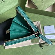 Kitlife Gucci Diana continental wallet green leather - 19*10*3.5cm - 5
