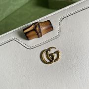 Kitlife Gucci Diana continental wallet white leather - 19*10*3.5cm - 3