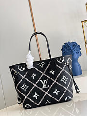 Kitlife Louis Vuitton Neverfull MM Arizona Black - M46040 - 31 x 28 x 14 cm - 6