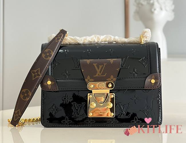 Kitlife Louis Vuitton Wynwood Monogram Vernis Leather in Black - M90516 -  21.0 x 14.0 x 9.0 cm - 1