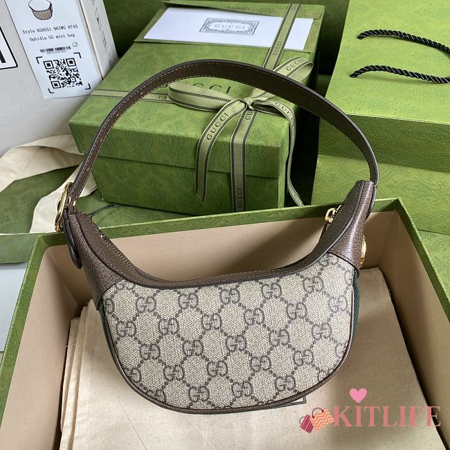 Kitlife Gucci Ophidia GG mini bag brown - ‎658551 - 20x15x5cm - 1