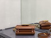 Kitlife Valentino STUD SIGN GRAINY CALFSKIN SHOULDER BAG Brown - 20 x 15 x 7 cm - 5