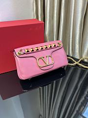 Kitlife STUD SIGN NAPPA SHOULDER BAG Pink - 28 x 17 x 8cm - 6