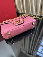 Kitlife STUD SIGN NAPPA SHOULDER BAG Pink - 28 x 17 x 8cm - 2