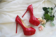 Kitlife Christian Louboutin Bianca Pumps Red - 12.5cm - 3