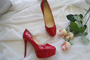 Kitlife Christian Louboutin Bianca Pumps Red - 12.5cm - 2