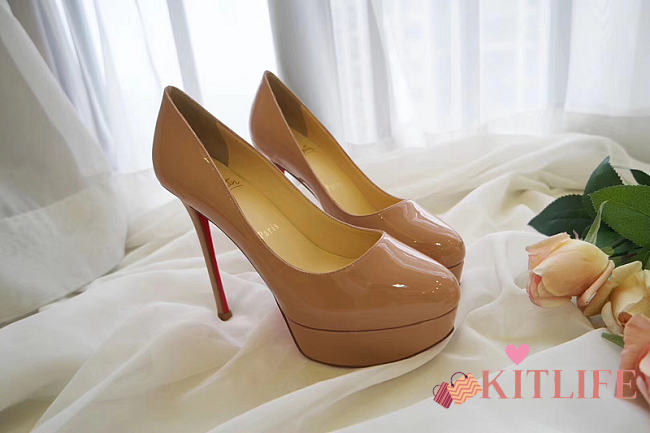 Kitlife Christian Louboutin Bianca Pumps Nude - 12.5cm - 1