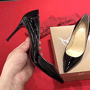 Kitlife Christain Louboutin Pigalle Follies Black Patent - 7cm - 6