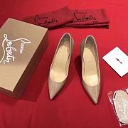 Kitlife Christain Louboutin Pigalle Follies Nude Patent - 7cm - 1