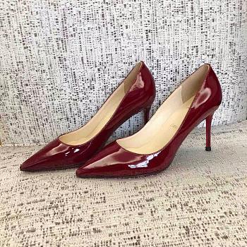 Kitlife Christain Louboutin Pigalle Follies Red Patent - 8cm