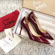 Kitlife Christain Louboutin Pigalle Follies Red Patent - 8cm - 3